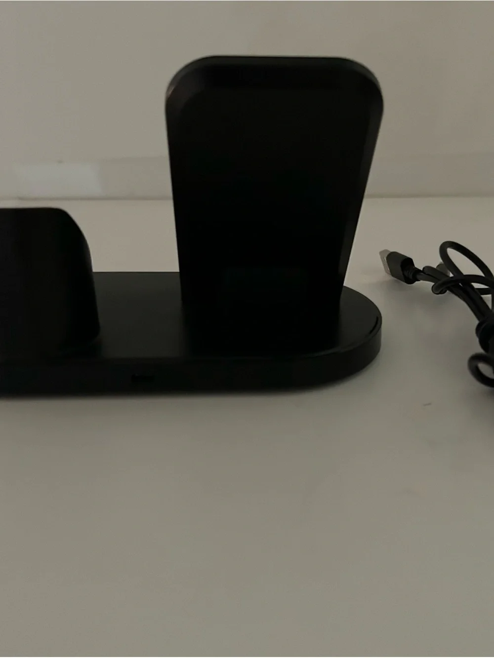 Waitiee W55 Black 3-in-1 Wireless Charging Station iPhone, AirPods, Apple Watch